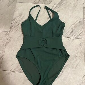 Ellen Tracy Forest Green Swimsuit